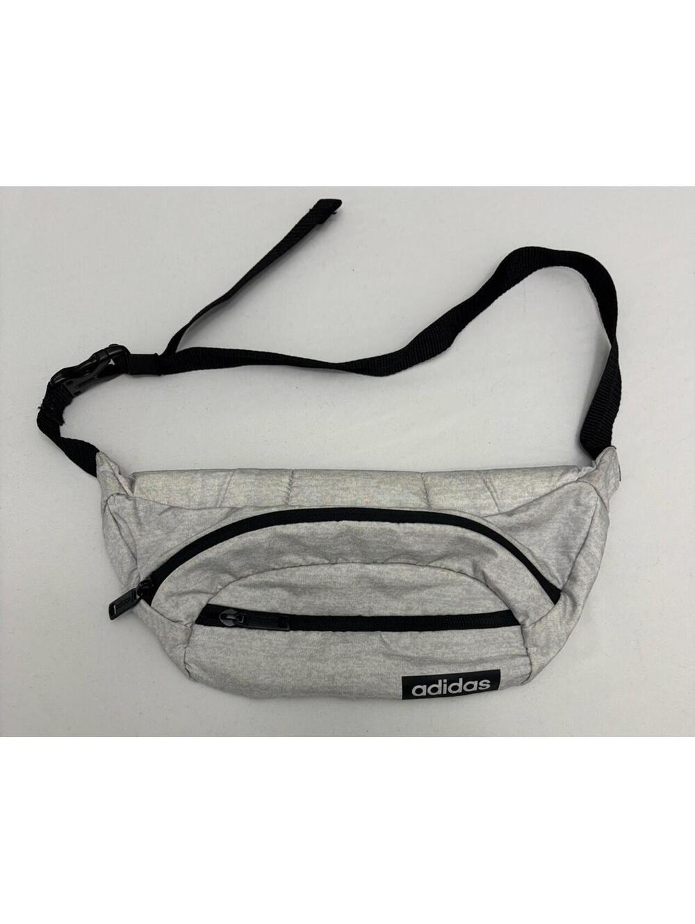 Adidas Heathered Grey National Crossbody Waist Belt Bag